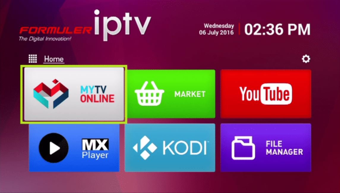 Interface MyTV Online 2 compatible Adult IPTV
