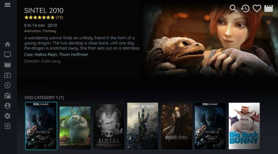 Interface XCIPTV compatible Adult IPTV